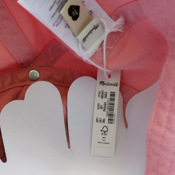 Pink Madewell baseball cap - Picture 3 of 4